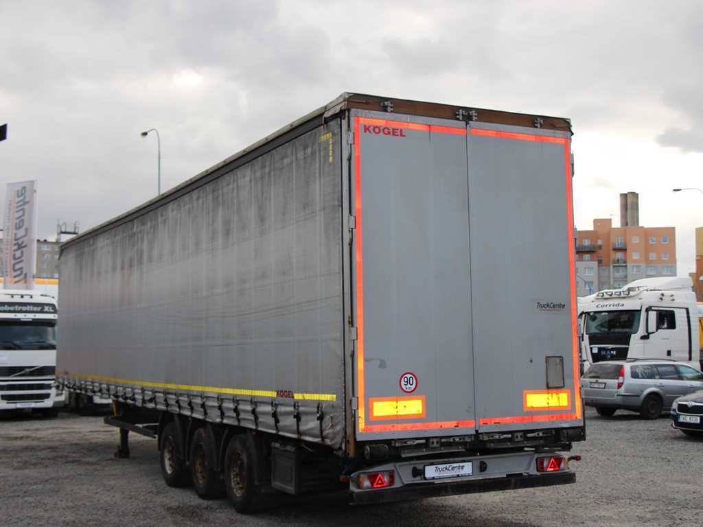 Kögel S24-1 SN24 LOW DECK, NÁPRAVY SAF