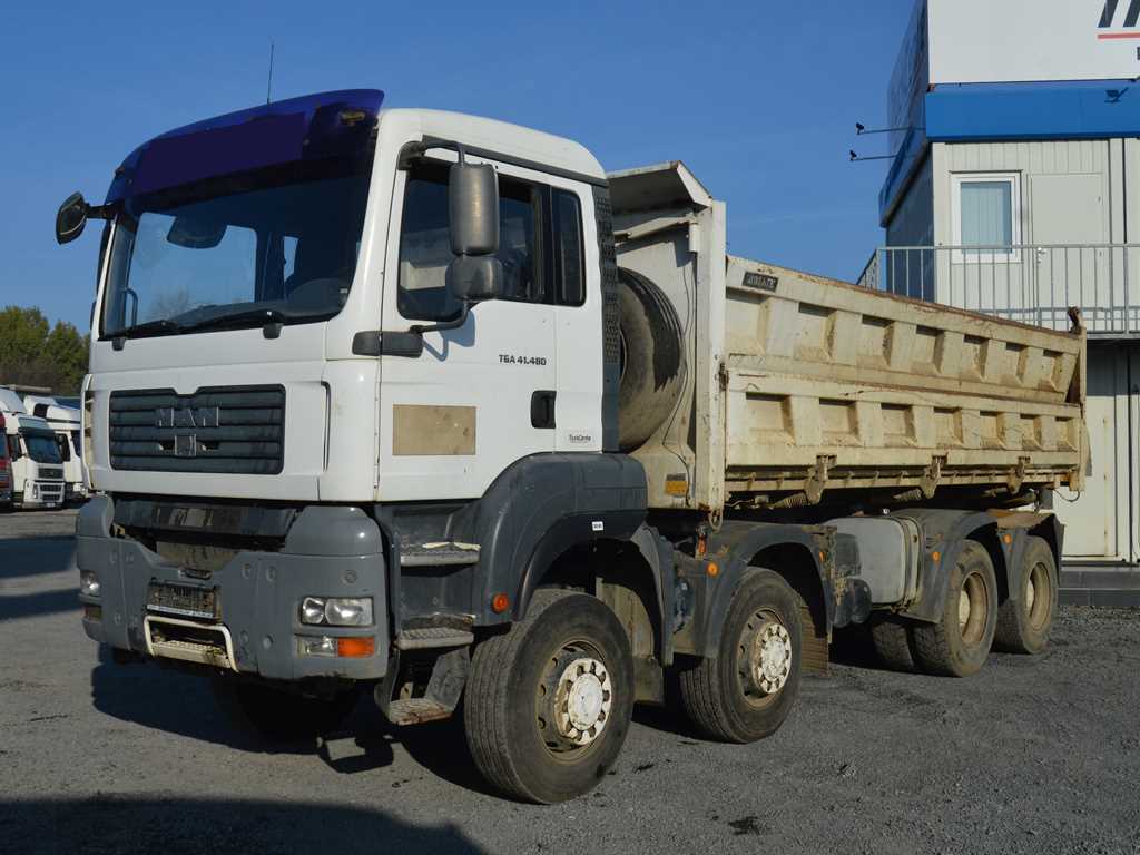 MAN TGA 41.480 8x6  BB  BORMATIC , S3 , EURO 3