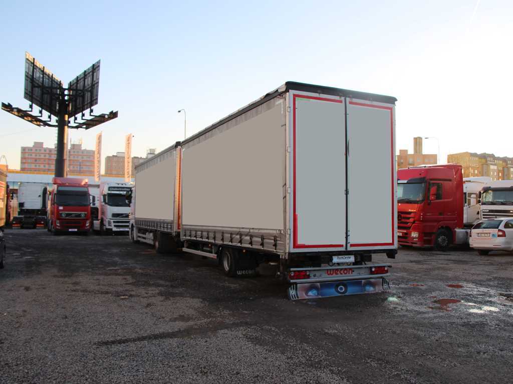 Mercedes-Benz ACTROS 1841 + WECON 1-osý PRŮCHOZÍ SOUPRAVA